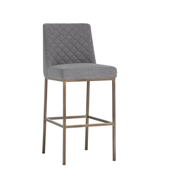 Sunpan Leighland Barstool - Dark Grey