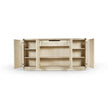 Jonathan Charles Breaker Mixed Media Credenza 500399-NDK-L037