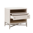 Pulaski Furniture Ashby Place Accent Nightstand with Center Drawers and USB-C Port