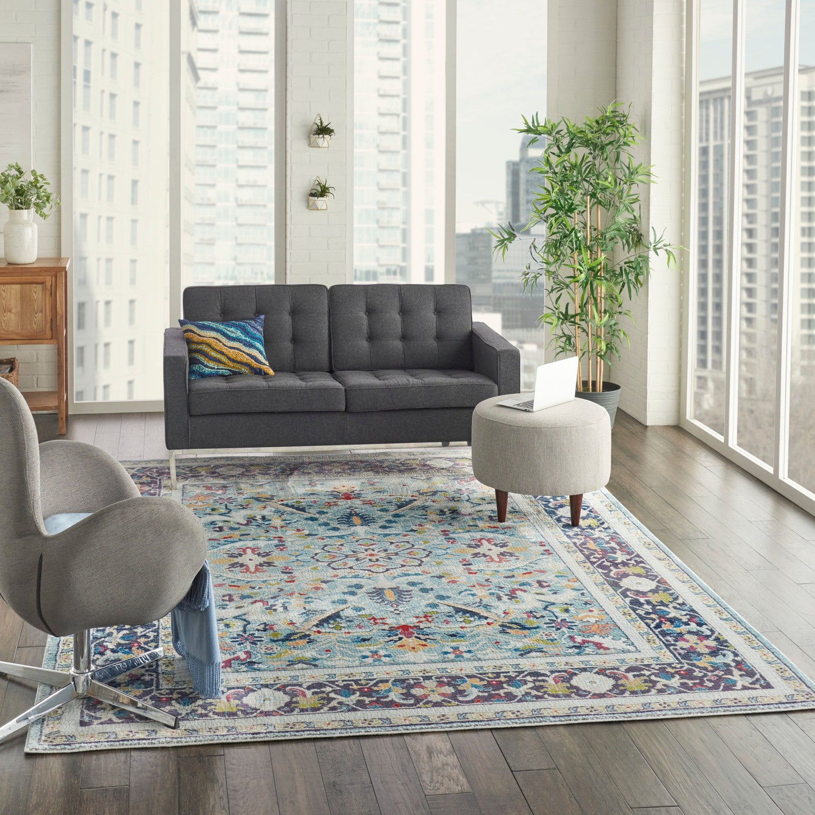 Nourison Ankara Global ANR14 Bohemian Indoor Rug