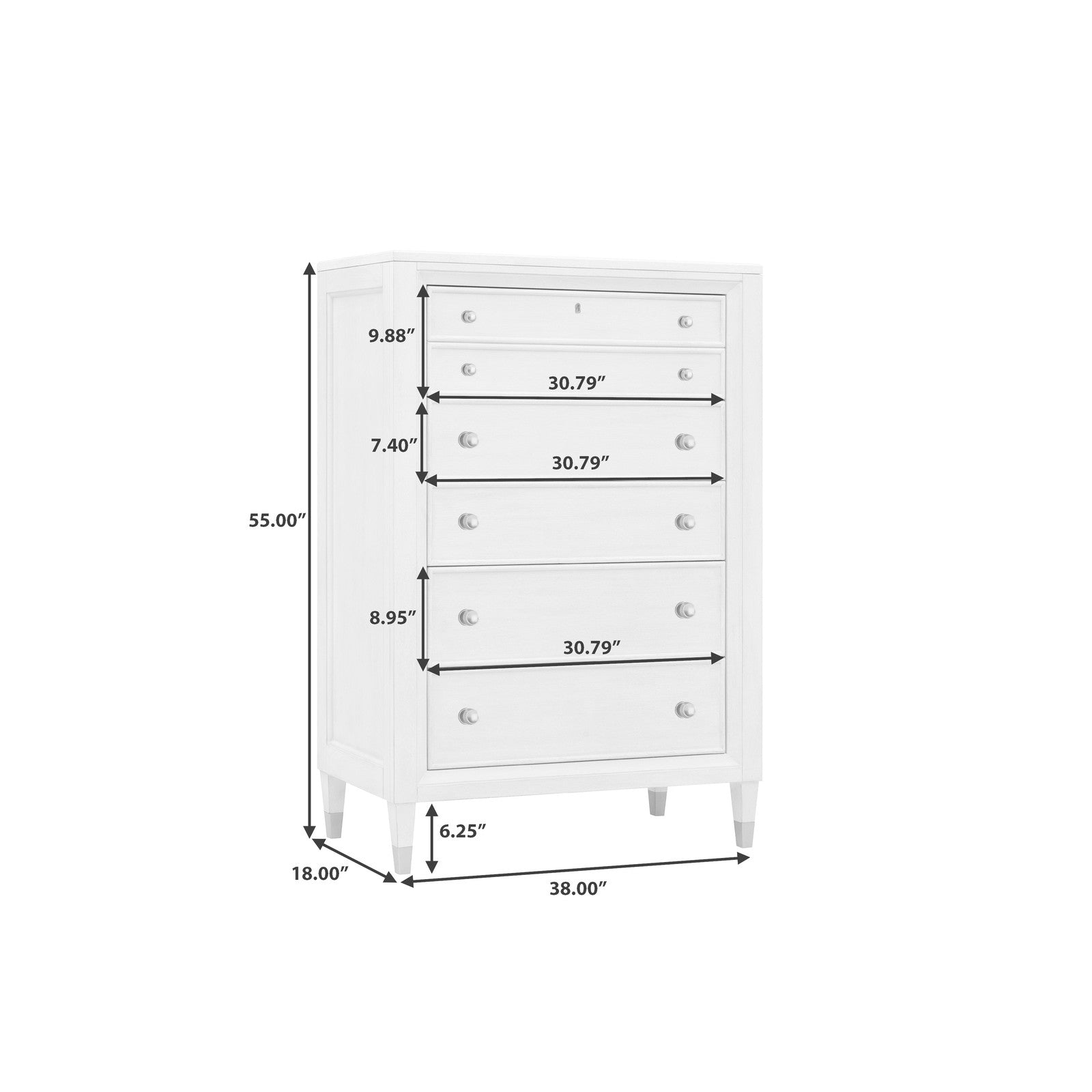 Pulaski Furniture Ashby Place 5-Drawer Chest