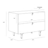 Sunpan Celine Nightstand New