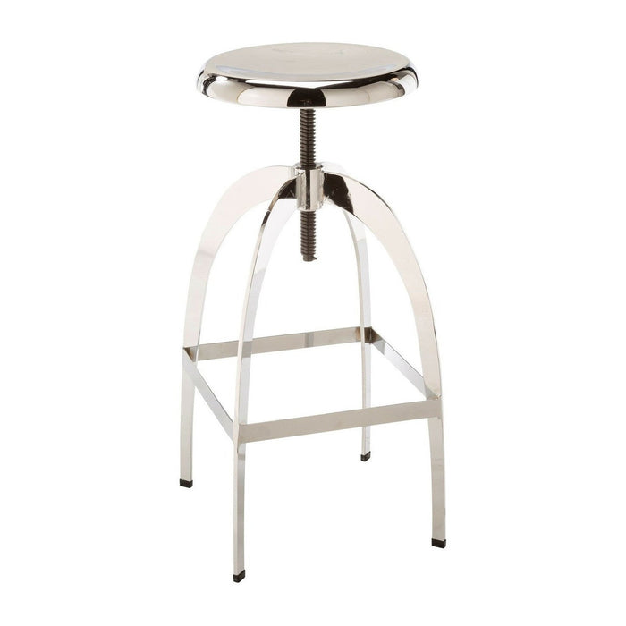 Sunpan Colby Adjustable Stool - Chrome