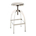 Sunpan Colby Adjustable Stool - Chrome