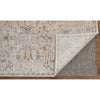 Feizy Pasha 39M6F Transitional Distressed in Taupe/Ivory/Blue