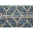 Feizy Mynka 39ICF Transitional Diamond in Blue/Ivory
