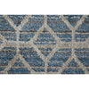 Feizy Mynka 39ICF Transitional Diamond in Blue/Ivory