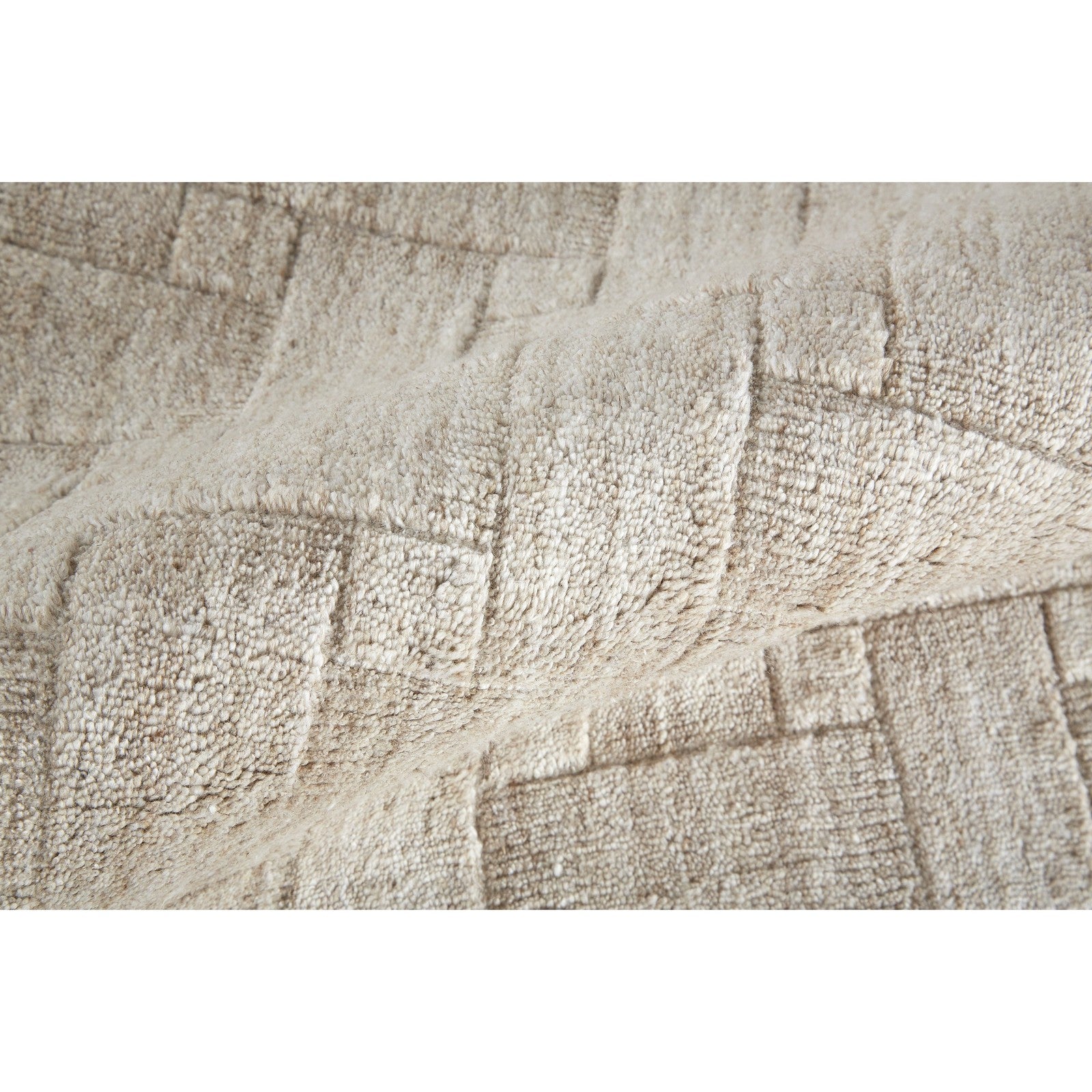 Feizy Redford 8669F Transitional Solid in Ivory