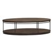 Pulaski Furniture Dark Wood Industrial Cocktail Table
