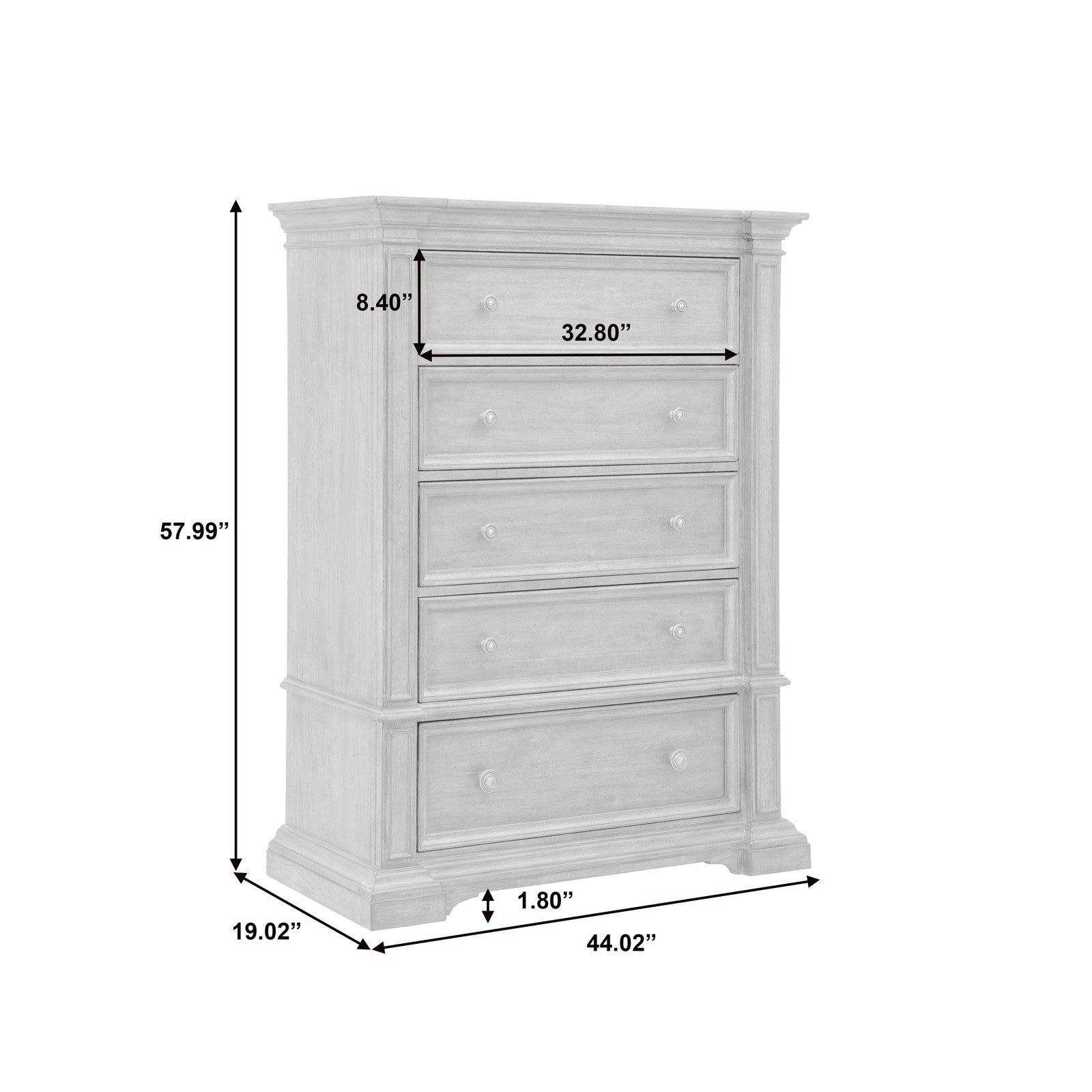 Pulaski Furniture Woodbury Five Drawer Chest
