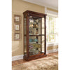 Pulaski Furniture PFC Curios Lighted Sliding Door 5 Shelf Curio Cabinet