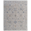 Feizy Pasha 39M7F Transitional Floral & Botanical in Ivory/Taupe/Blue