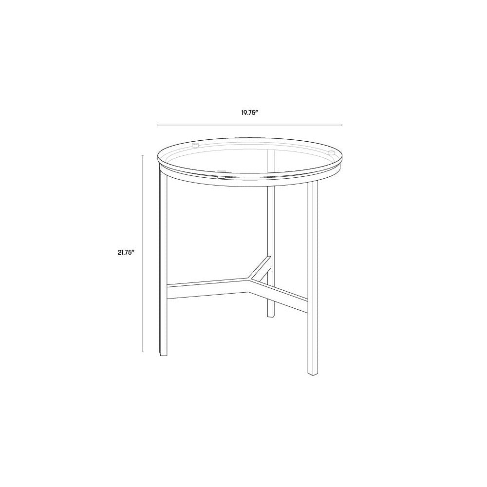 Sunpan Flato End Table