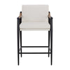 Sunpan Meadow Counter Stool - Heather Ivory Tweed