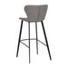 Sunpan Arabella Barstool - Bravo Cognac / November Grey