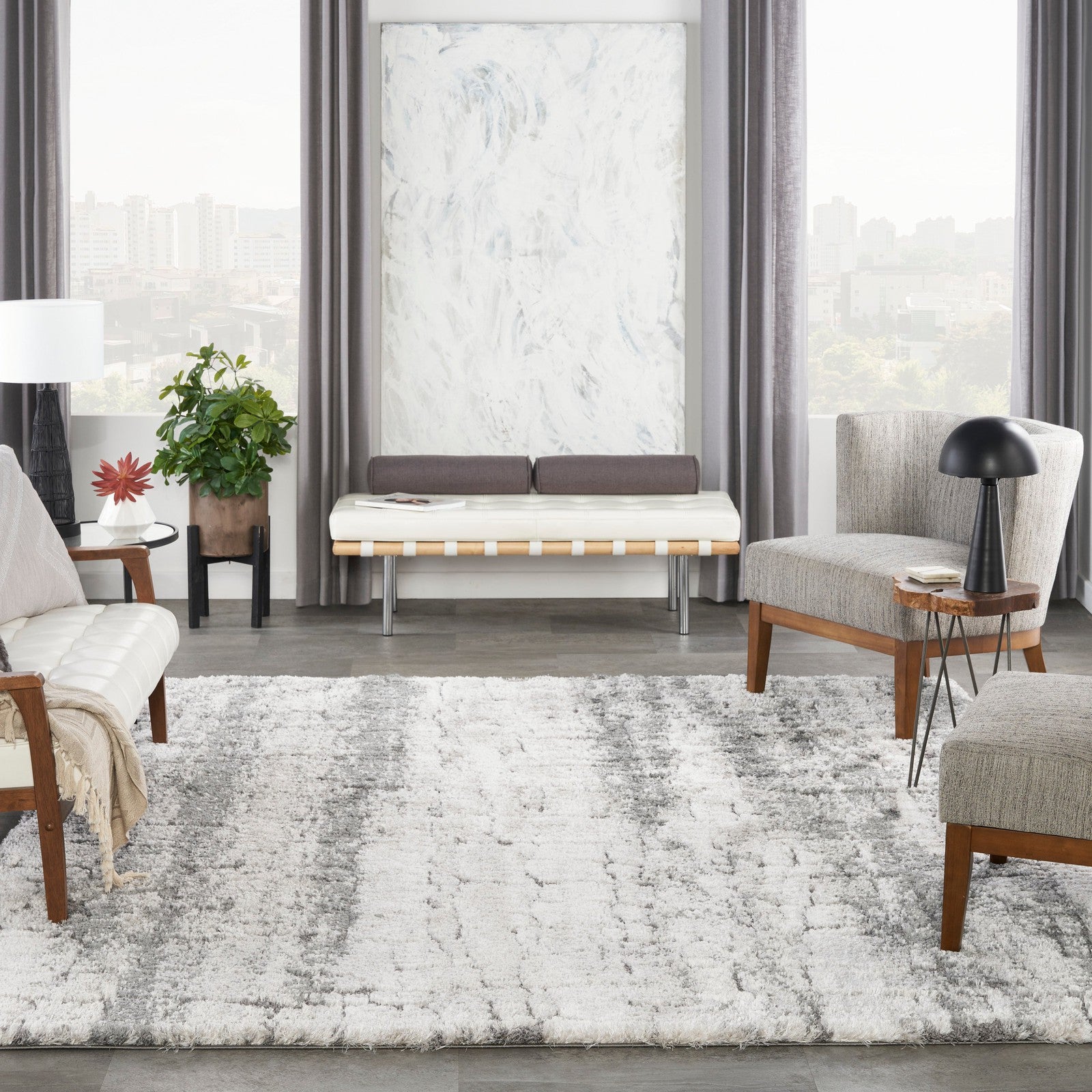 Nourison Dreamy Shag DRS01 Shag Indoor Rug