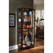 Pulaski Furniture PFC Curios Curved Front 5 Shelf Curio Cabinet