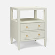 Jarin Two Drawer Wide Nightstand