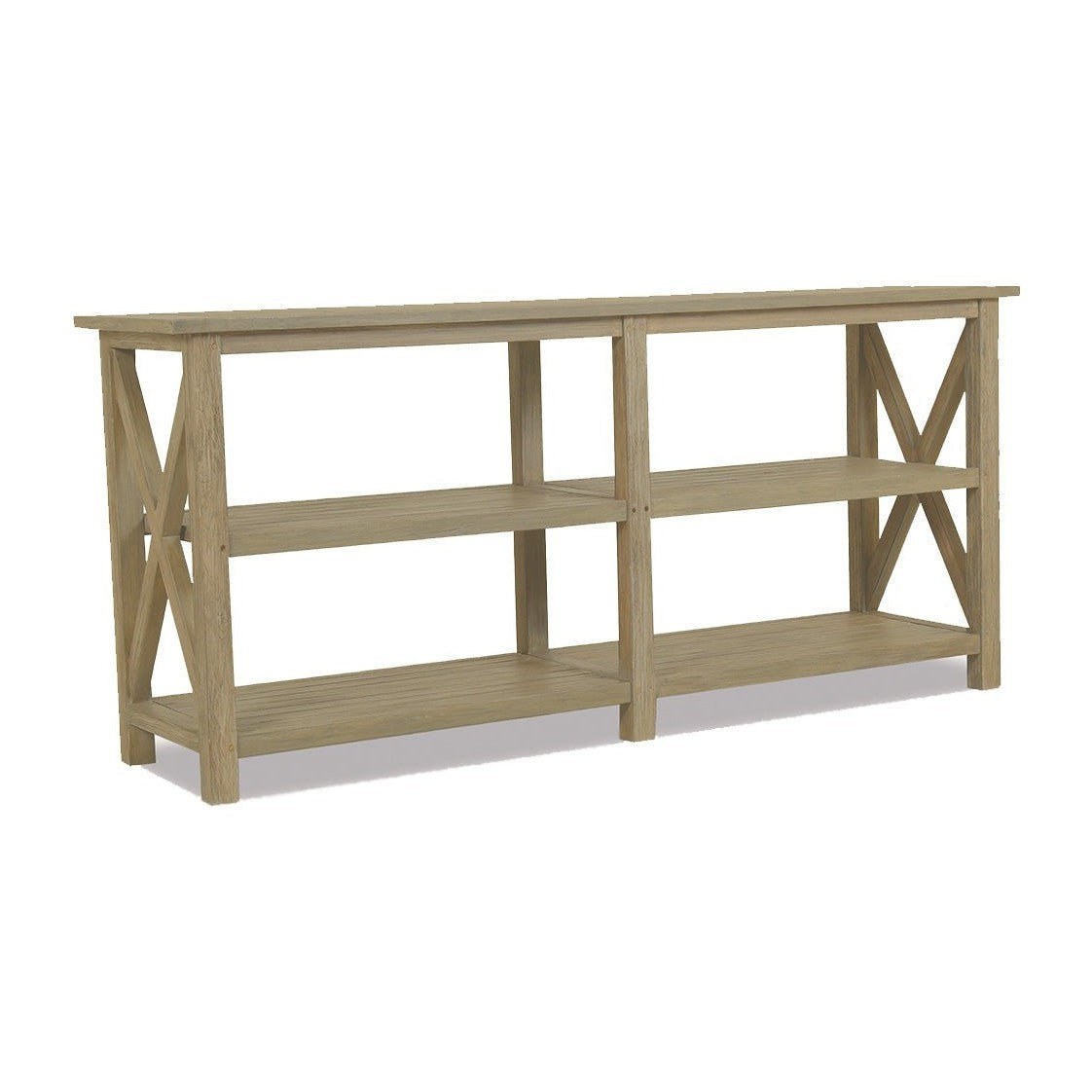 Sunset West Coastal Teak X Console Table