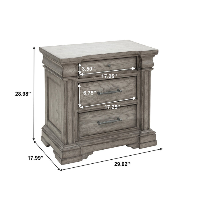 Pulaski Furniture Madison Ridge 3 Drawer Nightstand