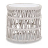 Sunset West Dana End Table with Honed Carrara Marble Top