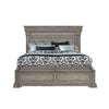Pulaski Furniture Madison Ridge Panel Queen Bed with Blanket Chest Footboard