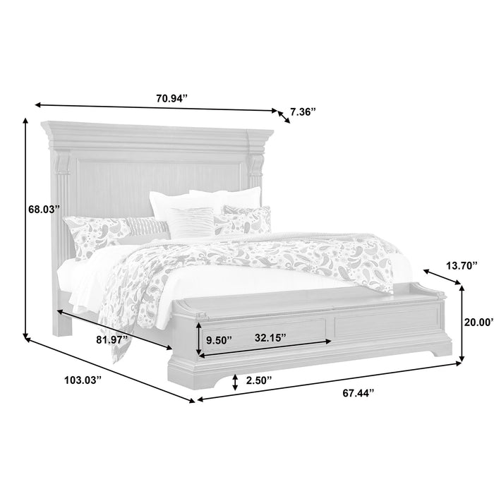 Pulaski Furniture Caldwell Panel Bed