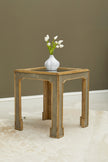 Pulaski Furniture Accents Art Deco Side Table with Mirror Top