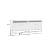 Pulaski Furniture Ashby Place 4-Door Server with Open Shelves