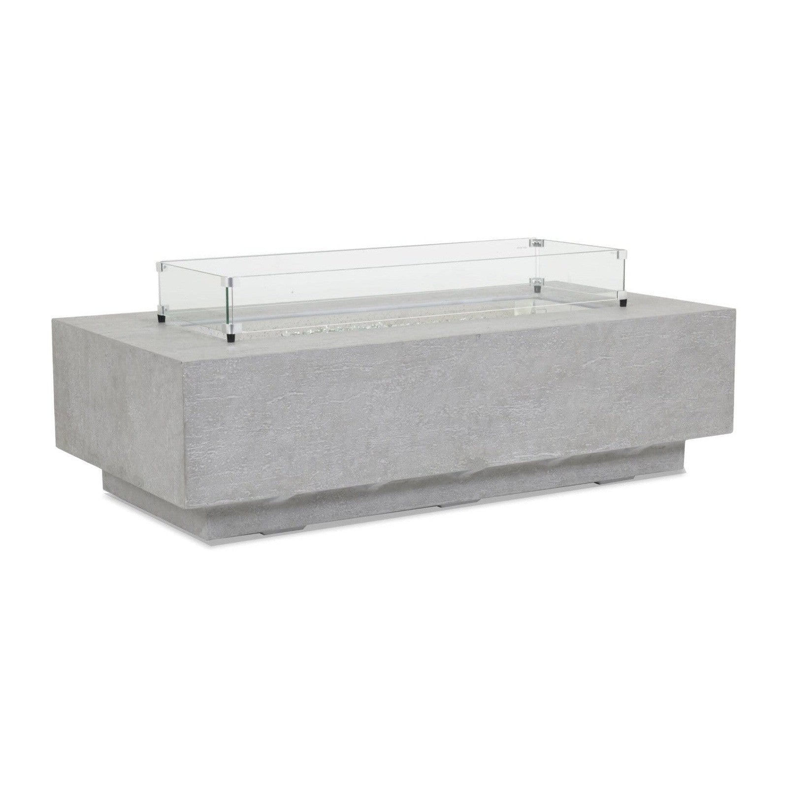 Sunset West Bazaar Gravelstone Rectangular Fire Table