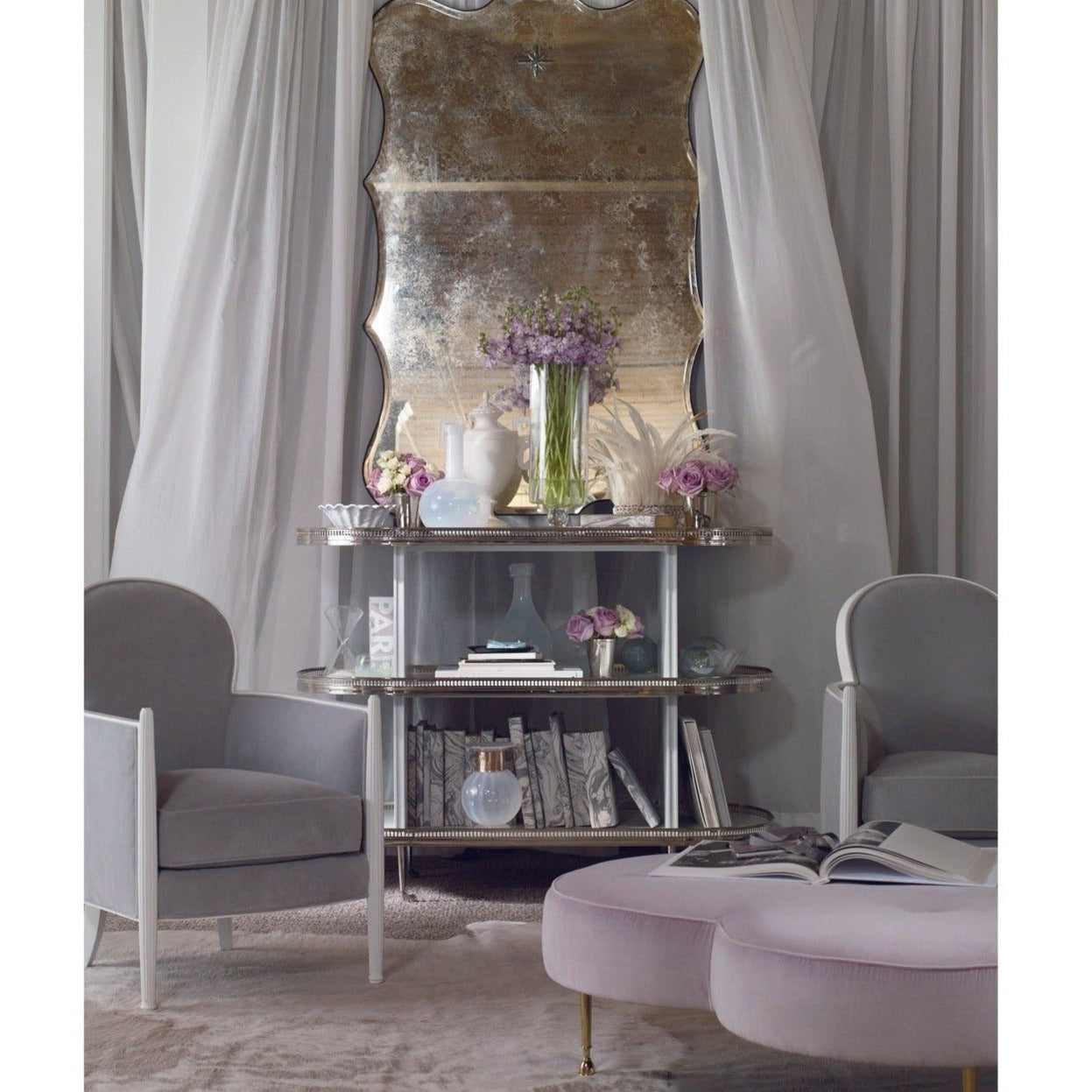 Century Furniture Trapeze Mirror