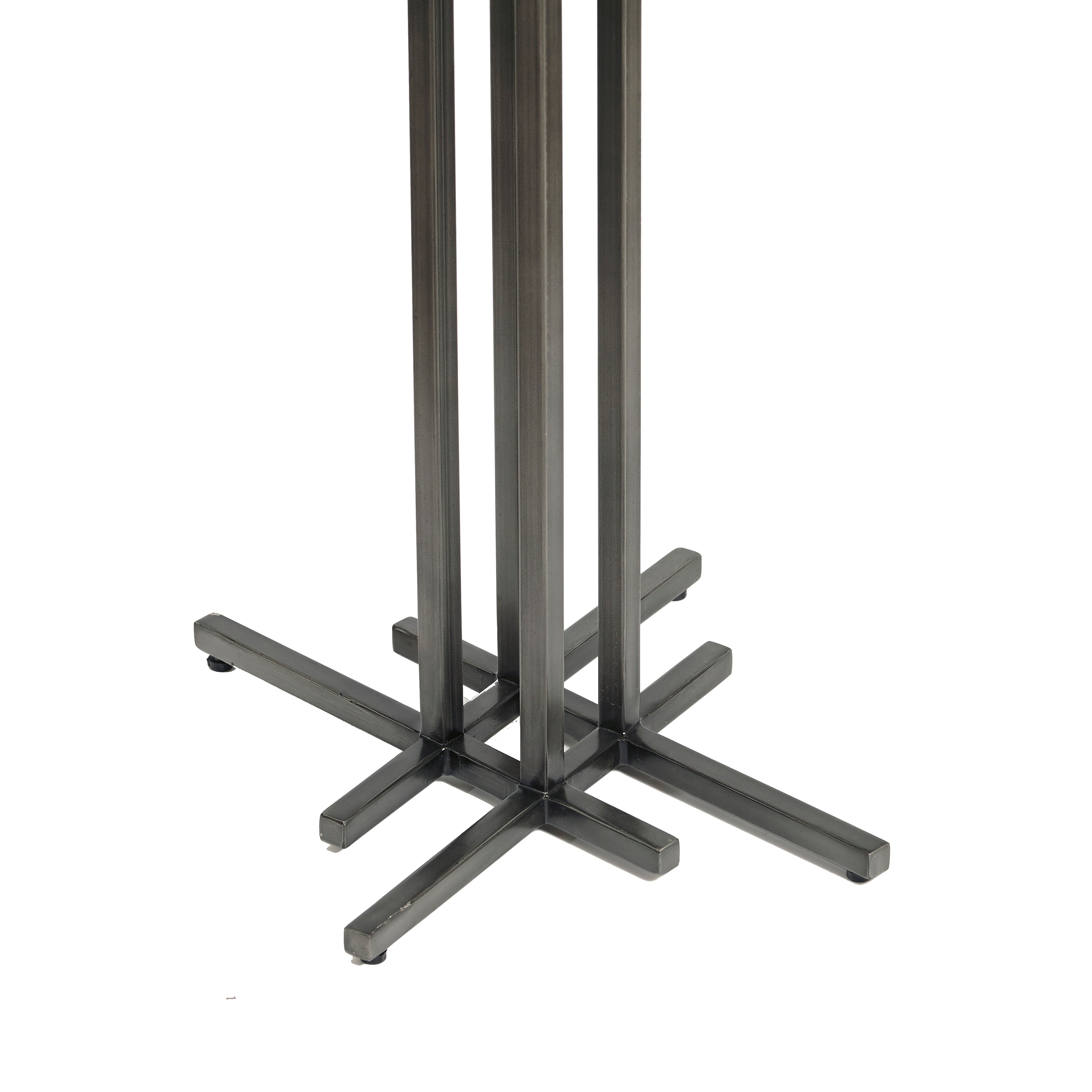 Pulaski Furniture Accents Glass Top Spot Table with Metal Base Pedestal