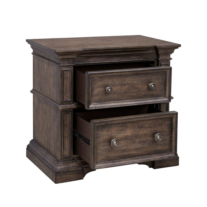 Pulaski Furniture Woodbury Two Drawer Nightstand with USB