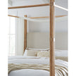 Hooker Furniture Retreat Pole Rattan Upholstered Poster Bed w/Canopy