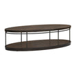 Pulaski Furniture Dark Wood Industrial Cocktail Table