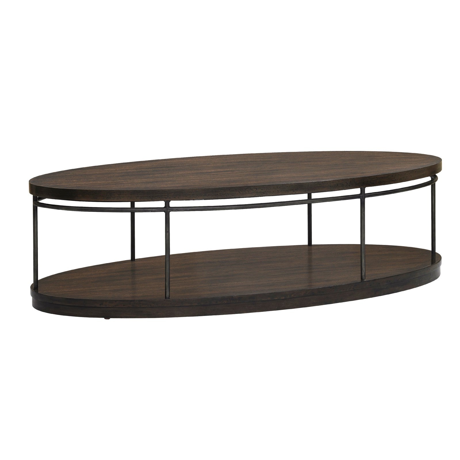 Pulaski Furniture Dark Wood Industrial Cocktail Table