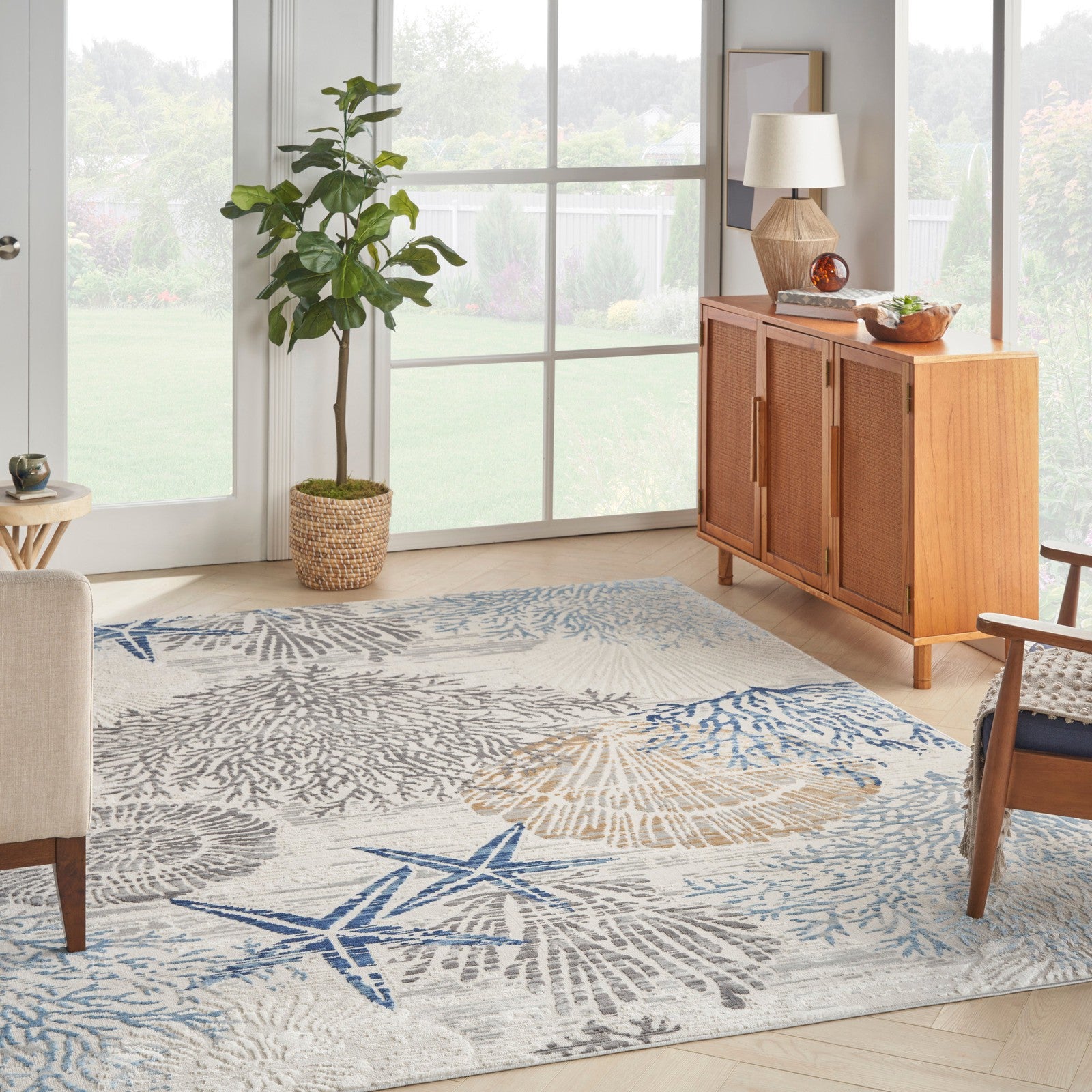 Nourison Seaside SDS04 Coastal, Nautical & Beach Indoor Rug