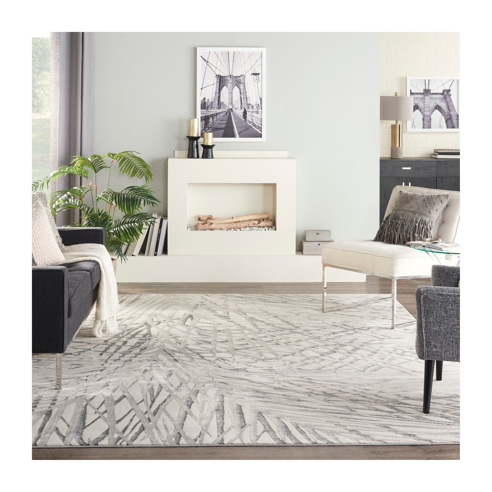 Nourison Rustic Textures RUS17 Modern Indoor Rug