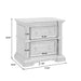 Pulaski Furniture Woodbury Two Drawer Nightstand with USB