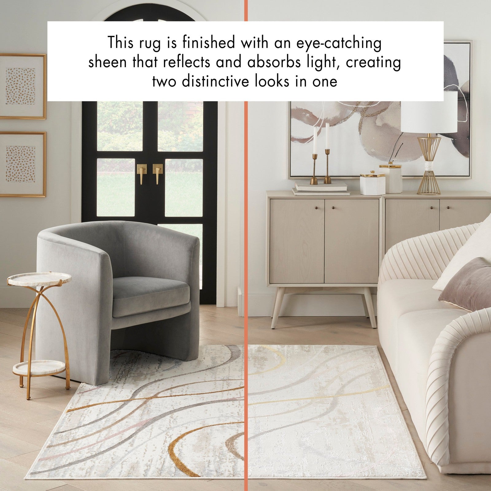 Nourison Glitz GLZ01 Modern Indoor Rug