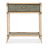 Hooker Furniture Retreat Pole Rattan Bedside Table