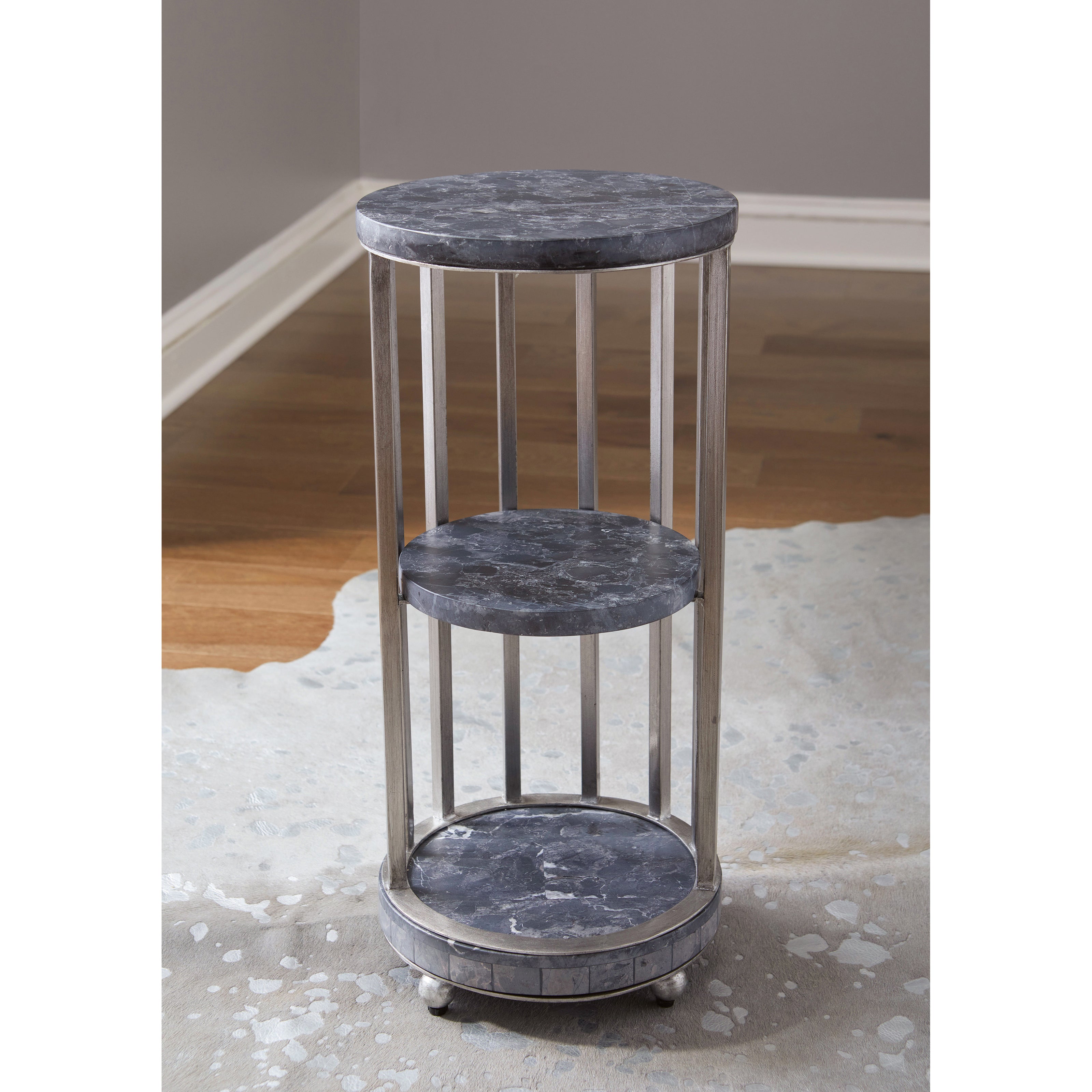Pulaski Furniture Accents Marble 3-Tier Spot Table