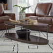 Pulaski Furniture Dark Wood Industrial Cocktail Table
