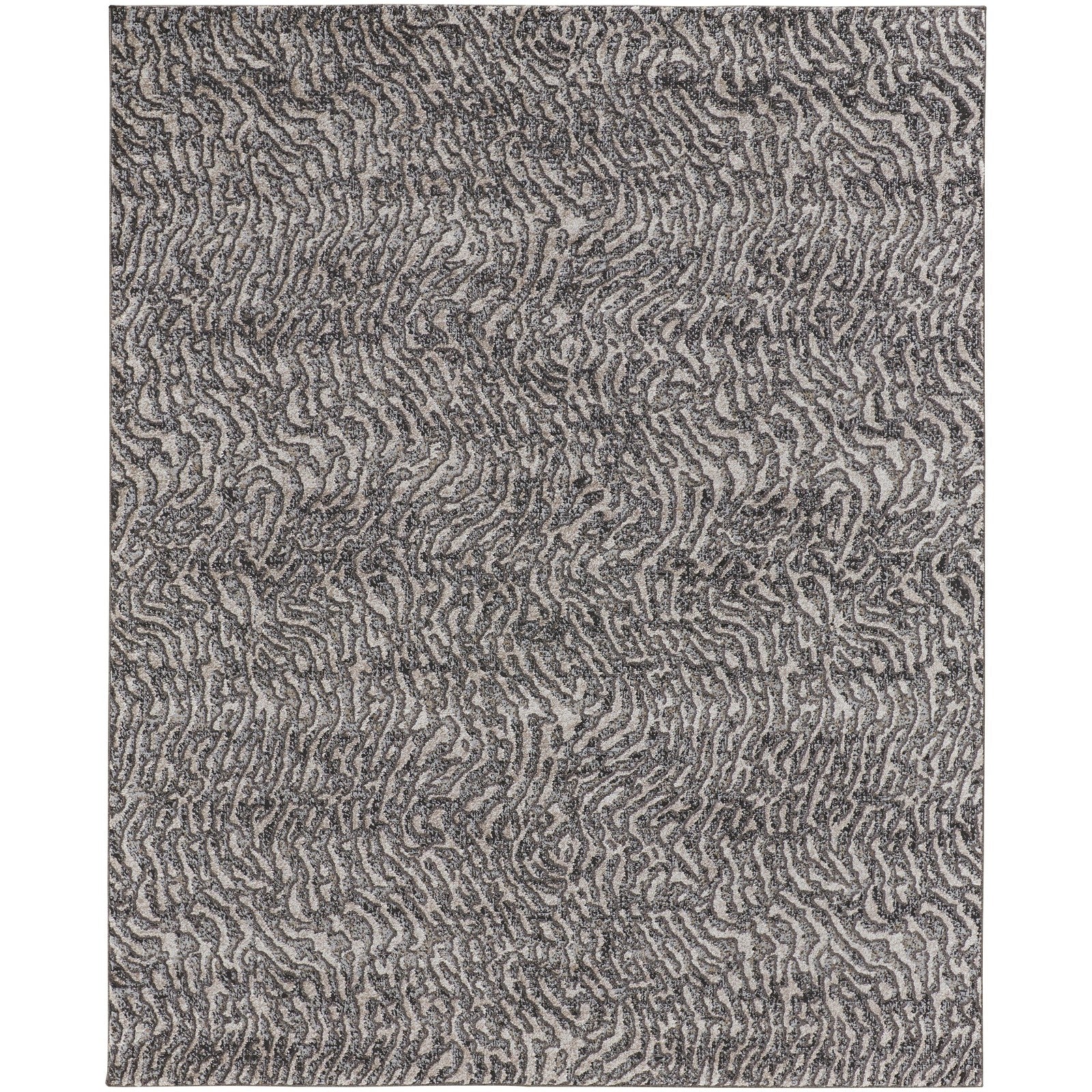 Feizy Vancouver 39FJF Modern Abstract in Gray/Taupe/Ivory