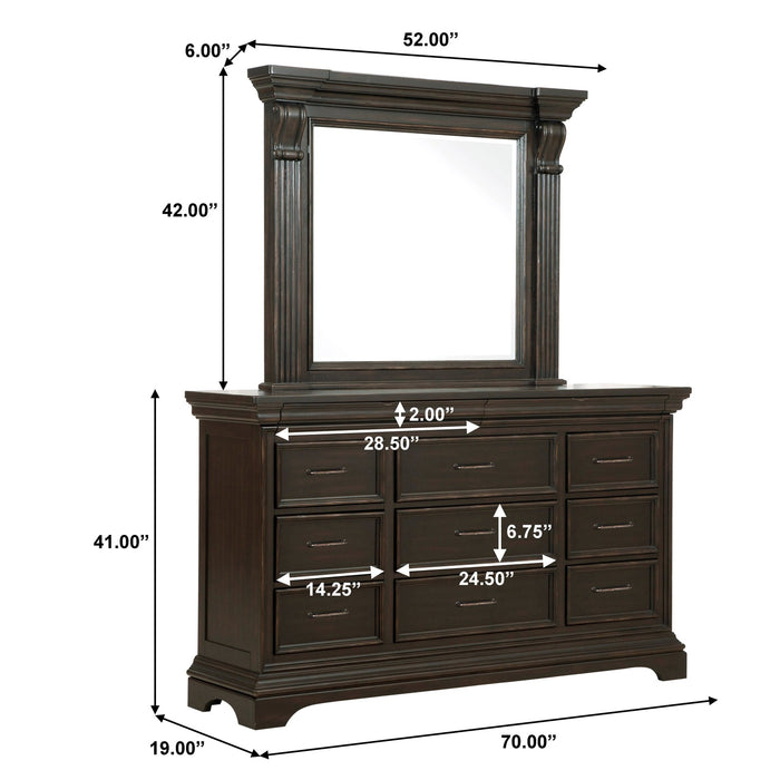 Pulaski Furniture Caldwell 11 Drawer Dresser