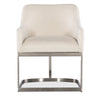 Hooker Furniture Modern Mood Uph Arm Chair w/Metal Base - Beige