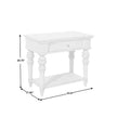 Pulaski Furniture Kingsbury 1 Drawer USB Charging Open Nightstand