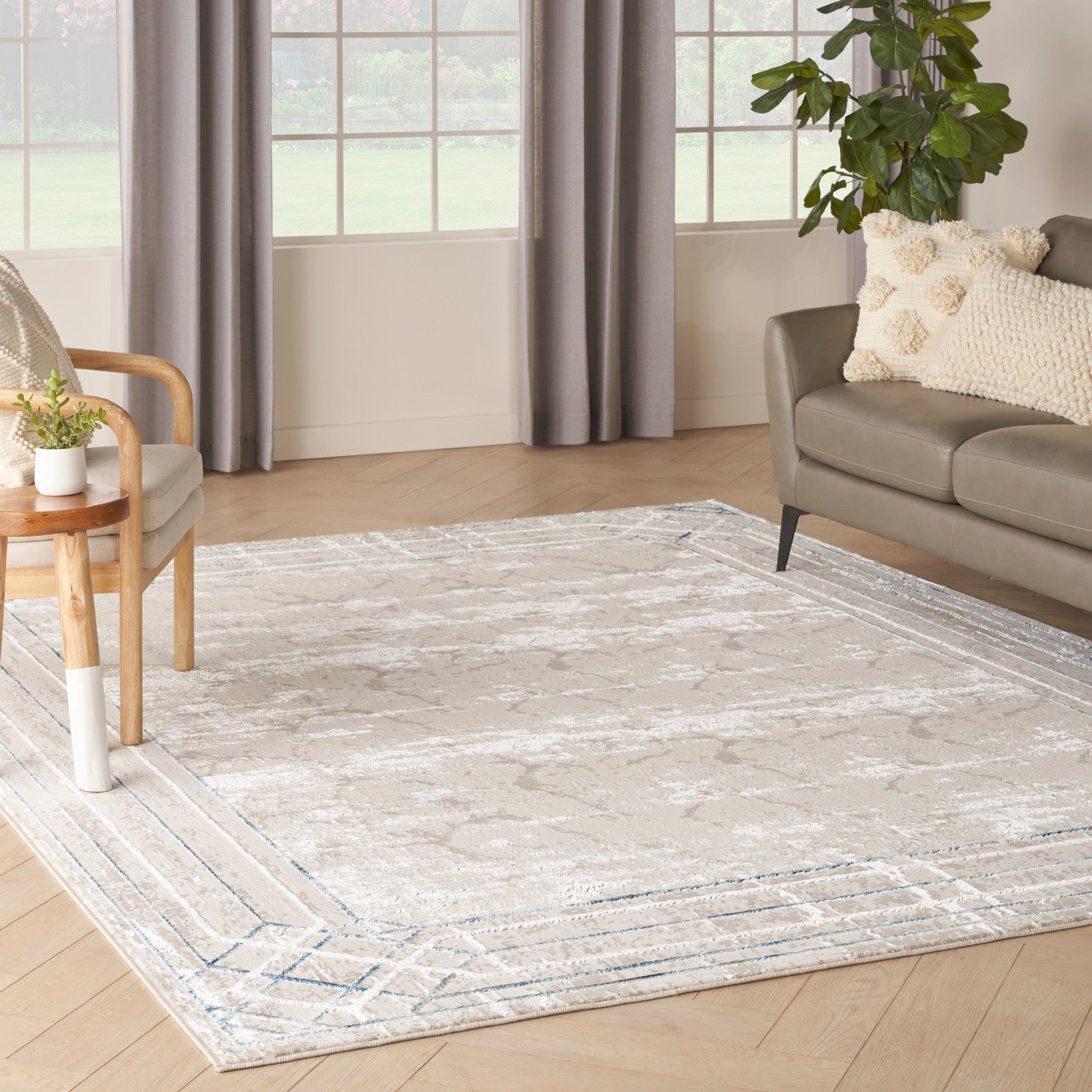 Nourison Glitz GLZ03 Mid-Century Modern Indoor Rug