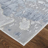 Feizy Laina 39G8F Transitional Abstract in Ivory/Blue