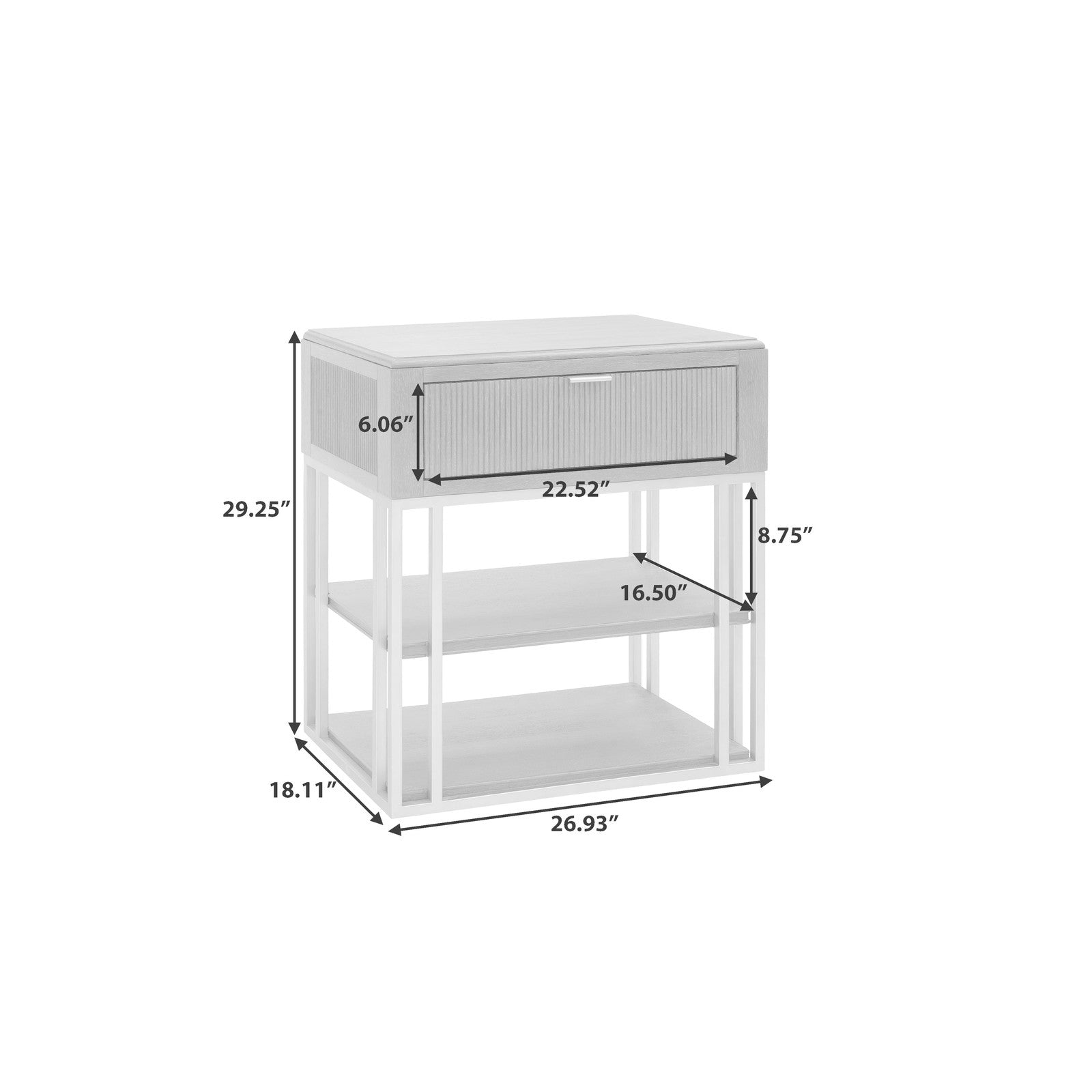 Pulaski Furniture West End Loft Accent Nightstand with Storage Drawer